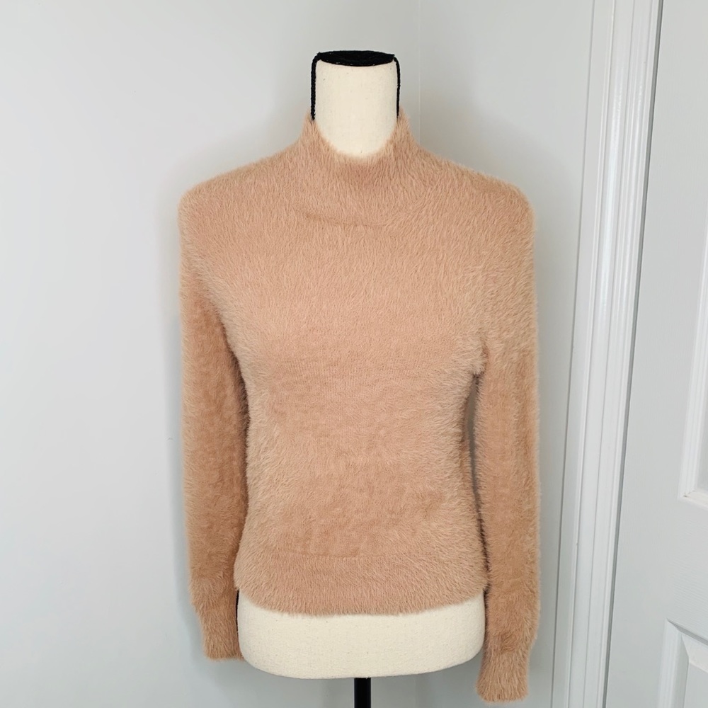 Fuzzy Mock Neck Sweater size xs